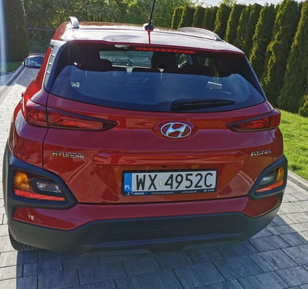 Hyundai Kona cena 75900 przebieg: 81000, rok produkcji 2019 z Legionowo małe 121